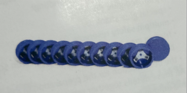 Splitfix Magnethülsen blau Inh.50 St.